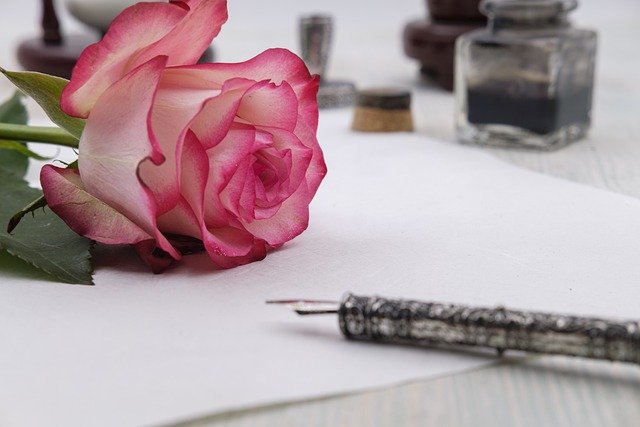 Rose Flower Letter Paper Bloom  - Bru-nO / Pixabay
